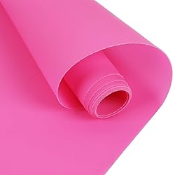 Ramya Solid Color Smooth PVC Faux Leather Sheets