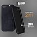 iPhone 7 Case, Roybens TPU Shockproof Case Ultra Slim Fit Anti Slip Light Thin Soft Rugged Flexible Cover with Protective Carbon Fiber Grip Back Pattern for Apple iPhone 7 (2016) 4.7 inch Navy Blue