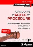 Formulaire d'actes de procédure (Panorama du droit) (French Edition) by 