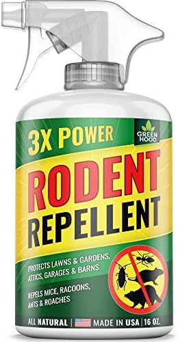 Ꮢ0DENT Ꮢᴇpᴇllent 16 OZ - 3X POWER - Pᴇst Ꮢᴇpᴇllᴇr madᴇ in USA - Prᴇmium Ꮢodᴇnt & Bug Guard - Raccoon, Mousᴇ, Ant, Roach & Rat Ꮢᴇpᴇllᴇnt - Natural Ꮢodᴇnt Ꮢᴇpᴇllᴇr - Indoor & Outdoor Ꮢᴇpᴇllᴇnt Barriᴇr