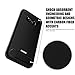 MASCHERI ZY9189 Galaxy S8 Case, Carbon Fiber Design, Shock Absorption Protective Dual Layer Military, Grade Defender Hybrid Case Cover - Black