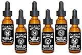 Premium Beard Oil and Conditioner for a Softer, Itch Free Beard - Variety Pack of 6 - 1 oz Bottles - Handmade with Carrier and Essential Oils that Offer Important Vitamins and Nutrients!