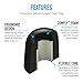 Comply 100 Core Series | Memory Foam Replacement IEM Ear Tips for Etymotic, Westone, Klipsch & More | Superior Noise Isolation, Ultimate Comfort, Secure Fit | Black, Large (3 Pairs)