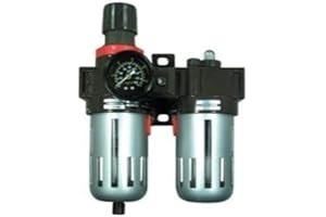 Astro Pneumatic 2616 3/8-Inch Filter/Regulator and Lubricator with Gauge