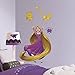Disney RoomMates Princess Sparkling Rapunzel Giant Peel and Stick Wall Decals, RMK3208GM