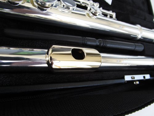 Gemeinhardt 3B GLP Flute 50 Series, Open-Hole, B footjoint, Inline G, Gold Lip Plate - Thumbnail 6