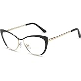 AOOLIA Cat Eye Blue Light Glasses for Women, Stylish Cute Anti Glare Computer Eyewear, Lightweight Anti-Fatigue Glasses