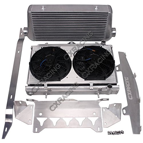 Buy CXRacing Intercooler Radiator Shroud Fan For Chevrolet Corvette C6