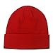 nine bull Beanie Knit Hat Warm Daily Slouchy Skull Beanies Cap for Women & Men & Kids (Red) (Contains high Elastic Silk Thread)