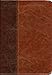 Slimline Center Column Reference Bible NLT, TuTone (LeatherLike, Brown/Tan, Red Letter)