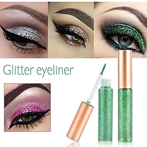MS.DEAR 10 Colour Glitter Eyeliner, Glitter Eyeliners Set, Long Lasting