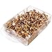 JAM PAPER Colorful Push Pins - Rose Gold Pushpins - 100/Pack