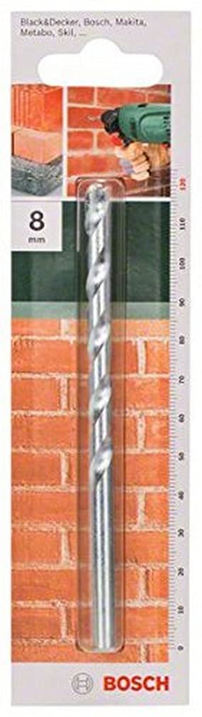 Bosch 2609255434 120mm Masonry Drill Bit with Diameter 8mm