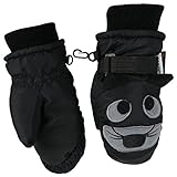 N'Ice Caps Boys Cute Animal Faces Thinsulate Waterproof Mittens