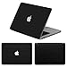 HERNGEE Carbon Fiber Protective Decal & Skin Protector, PVC Skin Cover Sticker Compatible with MacBook Pro with Retina Display 15 inch Model: A1398, Black