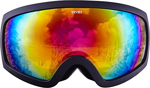 Traverse Varia Ski, Snowboard, and Snowmobile Goggles, Obsidian with Phoenix Lens