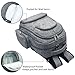 Diaper Bag - Multi-Function Portable Waterproof Nappy Large Backpack for Travel with Baby - Stroller Straps, Changing Mat, Insulated Pockets - Unisex Men & Women-Stylish Cute Design-Grey