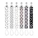 Baby Pacifier Clips by Upsimples - 6 Pack - Baby Pacifier Holder