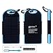 5000mAh Solar Battery Panel Dual USB Port Rain-resistant, Dirtproof and Shockproof Portable Charger Backup External Battery Pack Power Bank for iPhone 5S, 5C, 5, iPhone 4S, 4,iPad Air, Mini (Apple Adapters not Included) Samsung Galaxy S5, S4, S3, S2, Note 3, Note 2, HTC New one, M7, Android Smartphone and Tablets, Window Phones and More Other Devices(Blue)