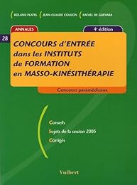Concours d'entrée dans les instituts de formation en masso-kinésithérapie