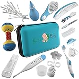 32 Pieces Baby Grooming Kit | 100% Safe Health Care Pack | Made from High-Grade Stainless Steel & BPA-Free Plastic | Nursery Essential Set for Babies | Unisex | Includes Infant Comb , Nail Clipper