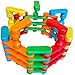 Magz-Bricks 45 piece magnetic building set, magnetic building blocks, consisting of 25 Bricks with 2 magnets, 15 Bricks with 3 magnets, 5 magnetic risers, and a permanent canvas storage bag.