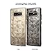 Ringke Air Prism Glitter Compatible with Galaxy Note 8 Case Sparkle Stylish Pattern Full-Body Textured Protective Drop Resistant Cover for Galaxy Note8 - Glitter Clear