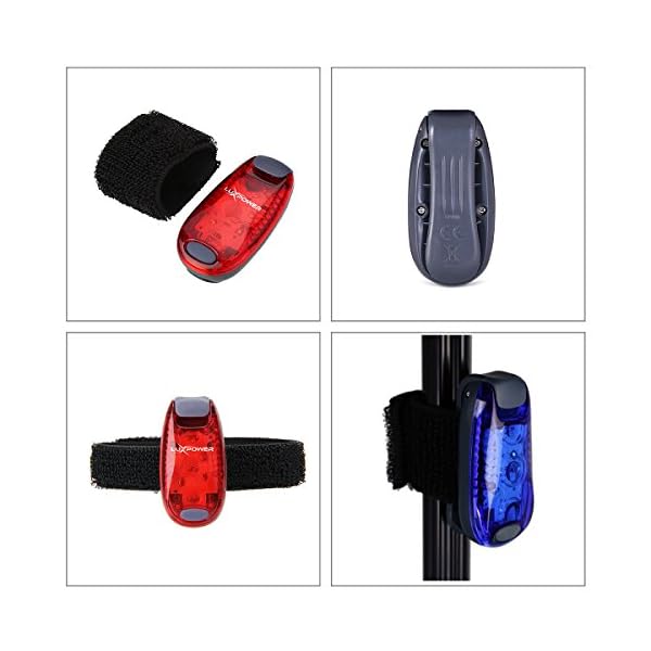 Safety-Light-4-Pack-for-Runners-Bikes-Dogs-Kids-Boats-Best-LED-Lights-FlashingWarning-Strobe-Reflective-High-Visibility-All-Weather-Clip-Light-for-Running-Walking-Jogging