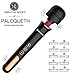 Cordless Wand Massager with 5 Powerful Speeds 10 Vibration Patterns for Neck Back Deep Tissue Massage, PALOQUETH Handheld Lightweight Rechargeable Body Massager with Removable 360° Bendable Silicone