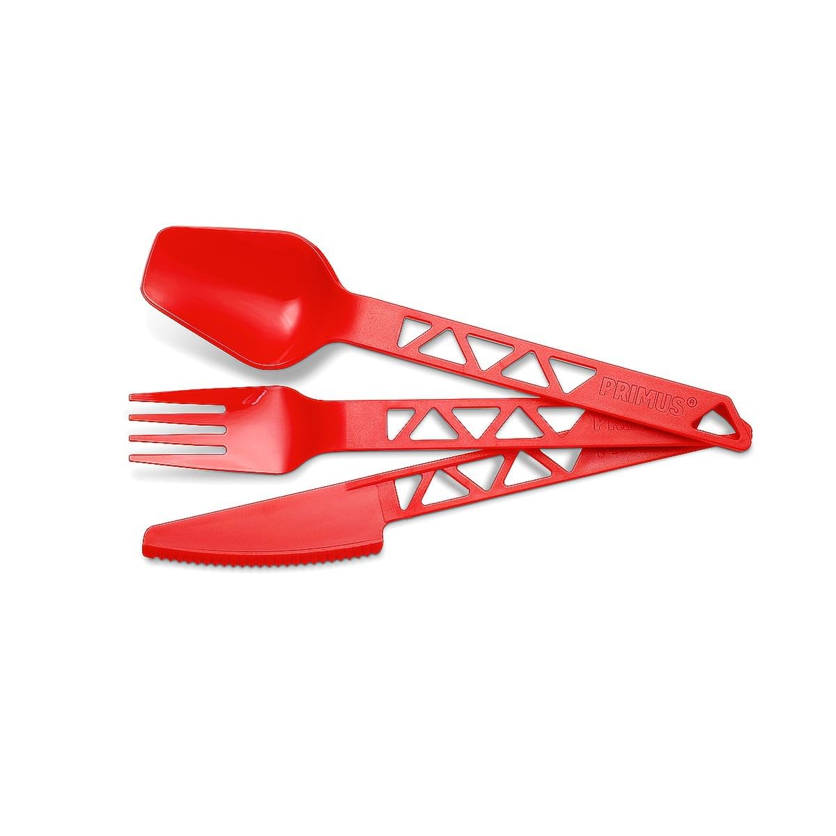 Relags Primus Trail Tritan 'Cutlery Set, Unisex, Primus Besteckset 'Trail Tritan', red, One Size