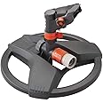 Gardena (38142) Classic Impulse Sprinkler on Weighted Sled Base. Include Original Gardena Quick Connect for Quick and Easy Attachment to Your Hose.
