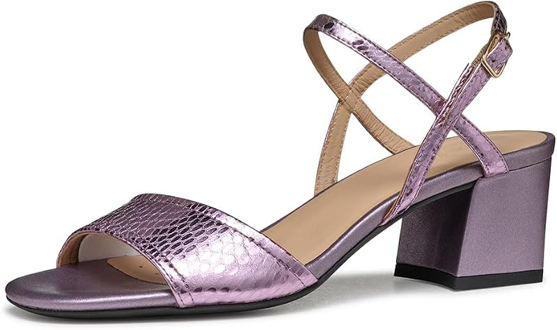 D New ERAKLIA 50 B, Sandalia Tacón Mujer, Lilac, 35 EU
