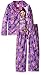 Disney Girls' Little Descendants 2-Piece Button Front Pajama Set, Purple, 6