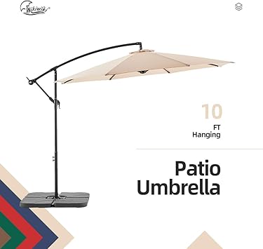 Patio Umbrella Metal Cross Base Stand Frame Supporting Outdoor Offset Market