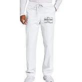 TEEAMORE Custom Embroidered Medical Scrub Set Add Your Text Men's Medical Premiere Flex V-Neck Top & Scrub Bottom