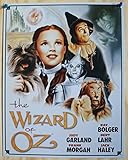 Wizard of Oz Cast Illustrated Tin Sign
