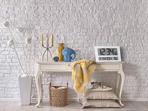 image for Marathon Commercial Grade Jumbo Atomic Wall Clock with 6 Time Zones, I