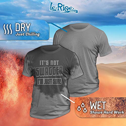 Sweat-Activated-T-Shirt-with-Motivational-Message-for-Gym-Or-Workout-Theme-Its-Not-Swagger-Im-Just-Sore-Men