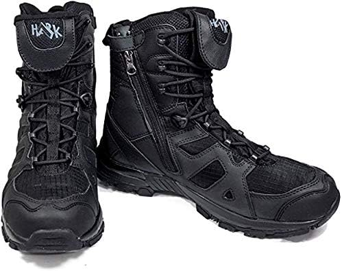 KaiFeng Men's Military Tactical Boots Jungle Working Boots with Zipper