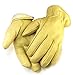 Northstar Mens Full Grain Tan Deerskin Gloves Lined 40 gram 3M Thinsulate 013T