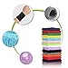 Tanluhu Wrist Sweatbands Tennis Wrist Bands Sport Wristbands for Working Out, Running,Execise, Basketball - Terry Cloth Athletic Sweat Cotton Wrist Sweat Bands for Men & Women