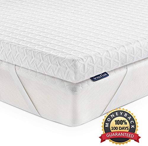 Amazon Com Inofia Mattress Topper Queen 2 5 Inch Eco Green