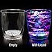 Liquid Activated Multicolor LED Lowball Glasses ~ Fun Light Up Drinking Tumblers - 10 oz. - Set of 4