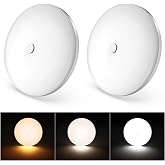 GZV RV Interior Light, 12V RV Led Lights Interior, 4.5 RV Led Ceiling Puck Lights Interior 12V, 3 Color RV Led Lights for Inside/Camper/Trailer/Car (2 Pack, 3000K/4000K/6000K)