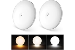 GZV RV Interior Light, 12V RV Led Lights Interior, 4.5 RV Led Ceiling Puck Lights Interior 12V, 3 Color RV Led Lights for Inside/Camper/Trailer/Car (2 Pack, 3000K/4000K/6000K)