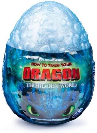 DreamWorks How to Train Your Dragon The Hidden World - Baby Night Light 3" Plush Cute Collectible Plush Dragon in Egg