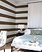 Brewster WPS93741 Wall Pops Hot Chocolate Stripe 6.5-Inch by 16-Foot Stripe