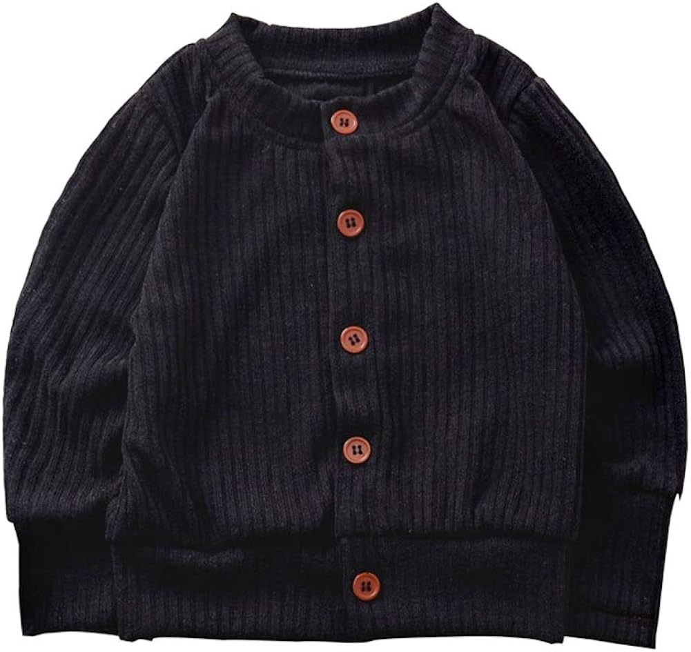 infant black cardigan
