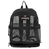 Travel Sport Transparent See Through Mesh Backpack/ School Bag