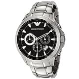 Emporio Armani Men's Quartz Stainless Steel Casual Watch, Color:Silver-Toned (Model: AR0636)